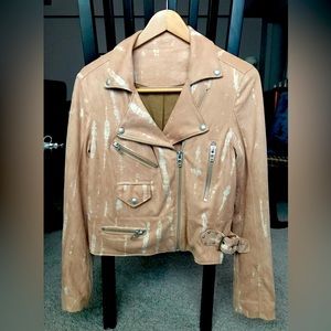 Blank NYC vegan faux suede jacket